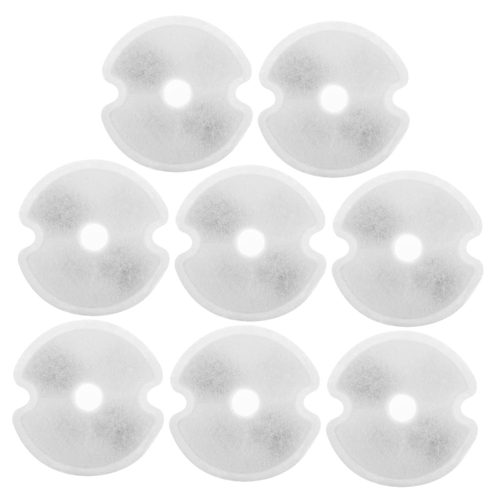 Cat Fountain Filters, 8-Pack, White