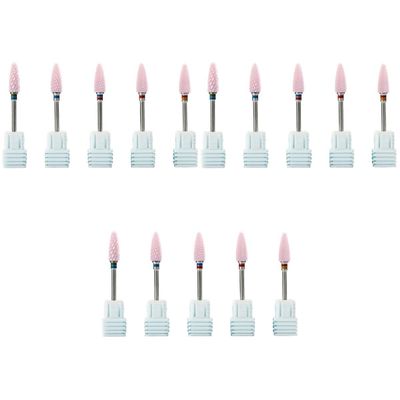HAPINARY 3-Set Nail Trimming Tool Set, Drill Bits and Sanding Caps for Nail Drills, 5 Pieces × 3