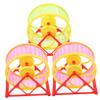 3-Pack Plastic Hamster Wheels, Quiet, for Small Pets view 1