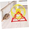 3-Pack Plastic Hamster Wheels, Quiet, for Small Pets view 4