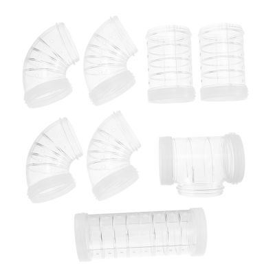 DIY Hamster Cage Tunnel Connectors, 1 Set, Plastic