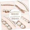 Handmade Pearl Hair Pins, 4-Piece Set, Gold Alloy view 4