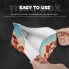 Field of Poppies Tissue Box Cover, PVC Leather Tissue Box Holder for Home, Office, and Car Decor view 3