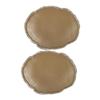 CORHAD 2-Piece Brown Resin Reptile Water Bowls, Large Capacity for Geckos, Turtles and Other Reptiles view 1