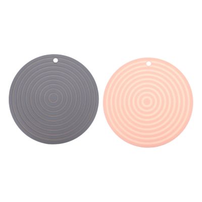 CORHAD 2-Pack Silicone Pet Feeding Mats for Dogs and Cats