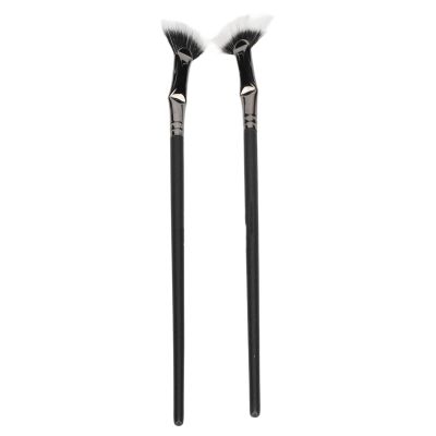 2-Piece Fan Mascara Brushes for Lower Lashes