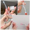 Beatifufu 2 Sets Silicone Lipstick Applicator Brushes, Makeup Beauty Tool, Ergonomic Design, Small and Portable for On the Go, 6 Pieces view 2