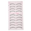 FRCOLOR 30 Pairs Long Natural-Look False Eyelashes, Handmade, Black view 1