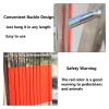 LFFTBK Retractable Stainless Steel Safety Barrier, 3.6 ft x 6.6 ft view 3