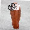 Healvian 4-Piece PU Leather Hairdressing Scissor Holster Set view 3