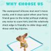 Bencacawinstyle Dog Urine Pad Holder, Spill-Proof, with 6 Clips, Non-Slip Waterproof Silicone Mat, Works with Most Training Pads, Easy to Clean (Gray Mat Size: 35.6 view 4