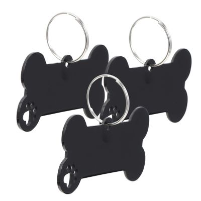 ORFOFE Stainless Steel Personalized Pet Tag for Cats and Dogs