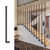 Adjustable Iron Stair Railing Baluster, Black, 1.45 m/57.1 in/4.8 ft view 1