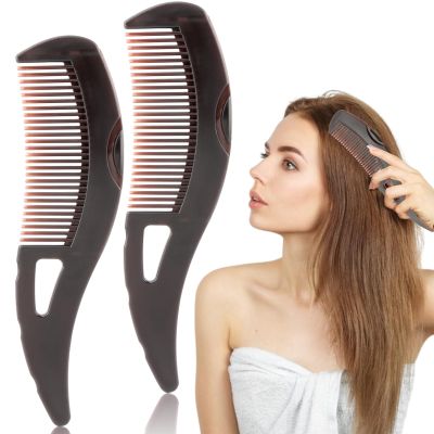 2-Pack Dandruff Combs, Scalp Massage and Self-Cleaning Hair Combs