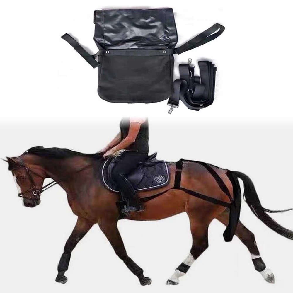 ZIMGOD Horse Manure Bag, Portable Catcher for Shows and Wedding Parades, Easy to Clean (M)