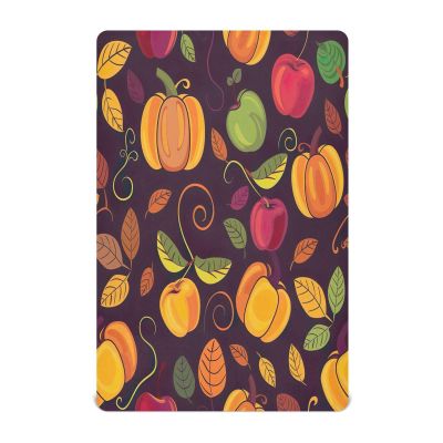 JUMBEAR Thanksgiving Pumpkin Basket Fitted Crib Sheet for Newborns, Soft and Breathable, for Cribs and Bassinets, Easy-Care