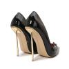 Stiletto Pumps for Parties and Everyday Office Wear, 12 cm, Black, EU 35 view 3