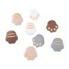 HWJFDC 4-Piece Silicone Corner and Edge Guards, Soft Child Safety Protection, Cat Paw Shape, White-2 view 2