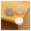 HWJFDC 4-Piece Silicone Corner and Edge Guards, Soft Child Safety Protection, Cat Paw Shape, White-2 view 3