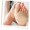 BCOATH Women's Invisible Toe Cover Socks, Half Socks, 2 Pairs view 2