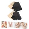 BCOATH Women's Invisible Toe Cover Socks, Half Socks, 2 Pairs view 3