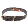 BCOATH Adjustable Leather Dog Collar for Large Pets view 1