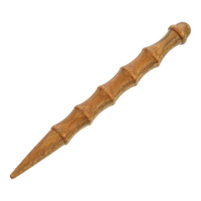 Wooden Massage Stick, 1 Piece, Yellow