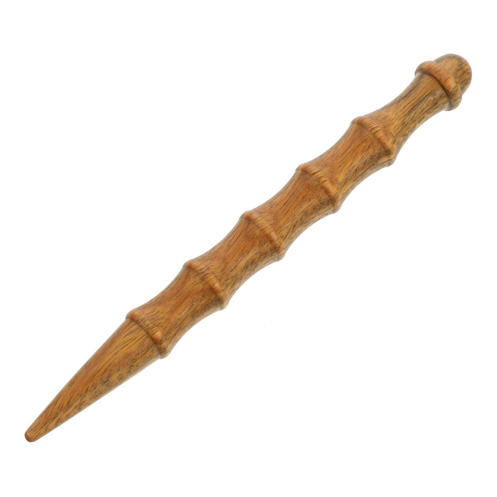 Wooden Massage Stick, 1 Piece, Yellow