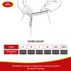 Pani TERESA MEDICA Unilateral Inguinal Hernia Belt, XXL, Beige view 3