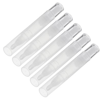 Mikinona Empty Lip Gloss Containers, Refillable Bottles, 5-Pack, 5 mL, PC and PP, Random Colors