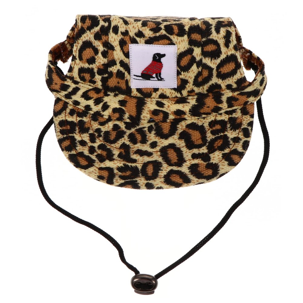 BCOATH Leopard Print Dog Cap