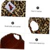 BCOATH Leopard Print Dog Cap view 2
