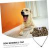 BCOATH Leopard Print Dog Cap view 4