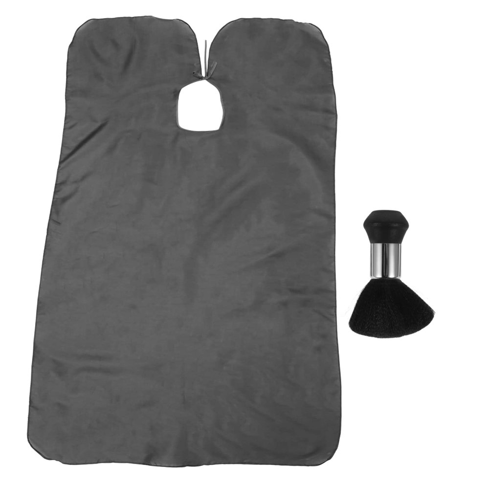 HONMEET Salon Haircut Cape with Neck Duster for Cutting, Styling, and Coloring