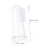 HAPINARY 30-Piece Finger Toothbrushes for Pets, Dental Cleaning Tool for Dogs and Cats, Ergonomic Design, Soft Bristles for Sensitive Teeth, Transparent Case view 4