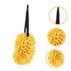 3-Pack Shower Sponges, Yellow, Hydrophilic Polyurethane, with Hanging Cord view 3