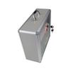 Anneome Portable Aluminum Alloy Medicine Box with Three Compartments, Lockable Lid, Waterproof, for Outdoor Use and Travel view 1