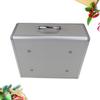 Anneome Portable Aluminum Alloy Medicine Box with Three Compartments, Lockable Lid, Waterproof, for Outdoor Use and Travel view 3