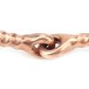 Naroote Horse Snaffle Bit, Stainless Steel Eggbutt Bit with Copper Corkscrew Mouthpiece view 2