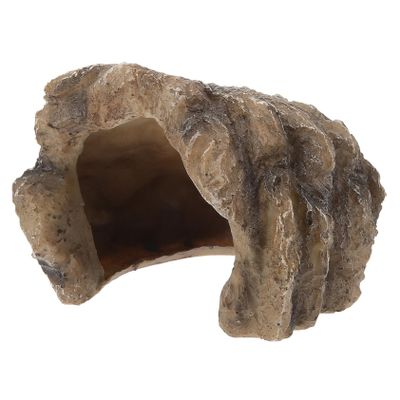 Hohopeti Resin Reptile Cave and Turtle Hideout with Basking Platform