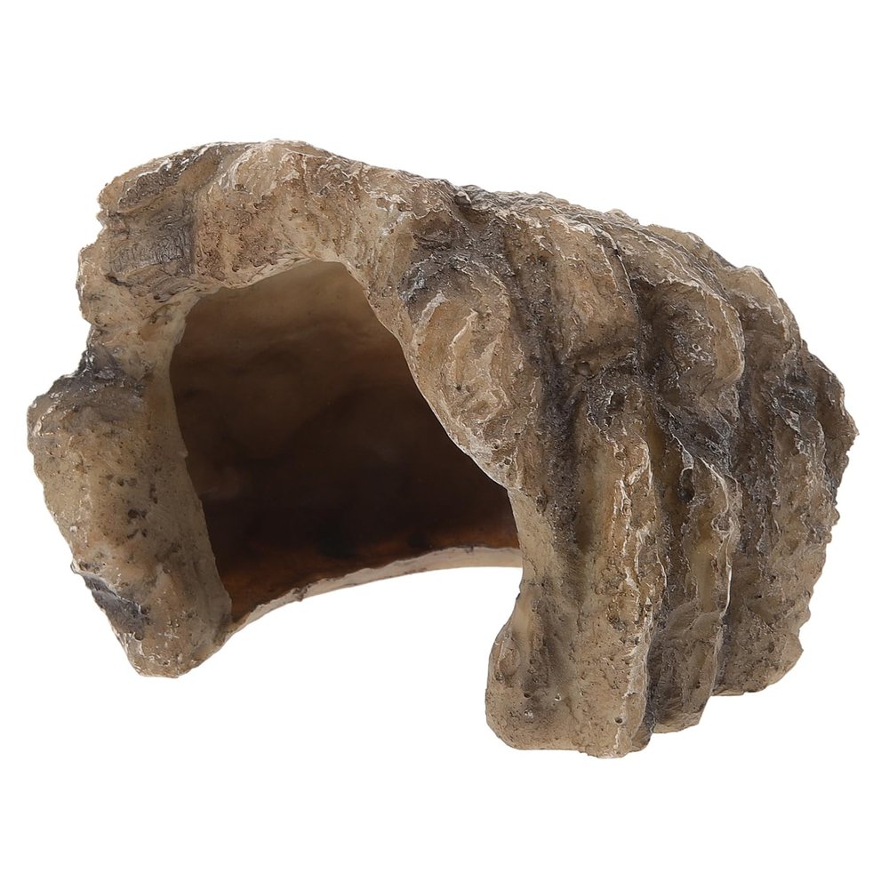 Hohopeti Resin Reptile Cave and Turtle Hideout with Basking Platform