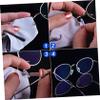 Eyeglass Repair Kit with Silicone Nose Pads, Screws and Screwdriver view 2