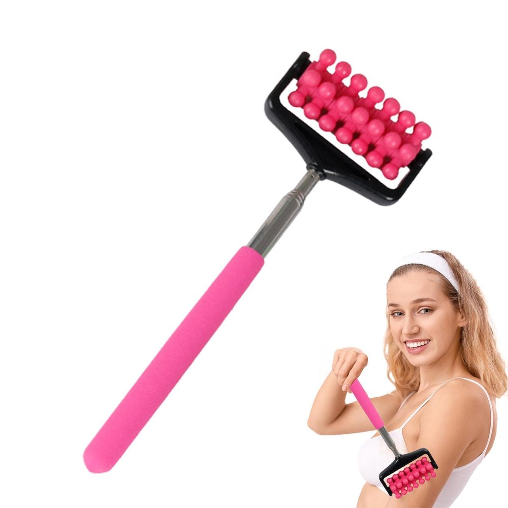Nbbwwu Telescopic Back Roller Massage Stick
