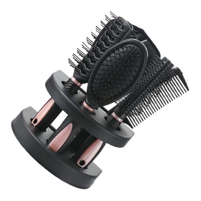 Gogogmee 5-Piece French Salon Hair Comb, Mirror and Antistatic Detangling Brush Set