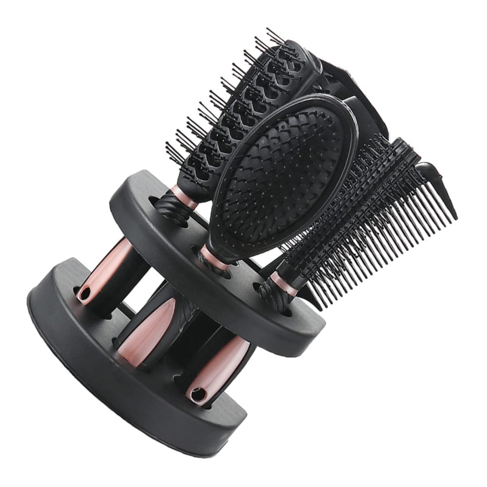 Gogogmee 5-Piece French Salon Hair Comb, Mirror and Antistatic Detangling Brush Set