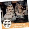 40-Piece Metal Shoelace Buckles and Hooks for Boots and Shoes view 2