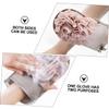 BELLIFFY 3-Pack Exfoliating Bath Gloves for Children, Viscose Fiber and Sponge, Random Color view 4
