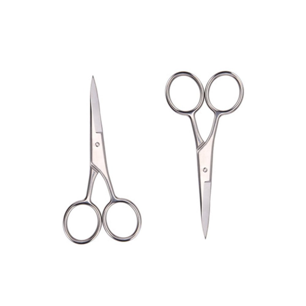 MUSISALY 2-Piece Mustache Scissors for Men