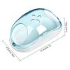 Transparent, Dustproof Hamster Bath view 2