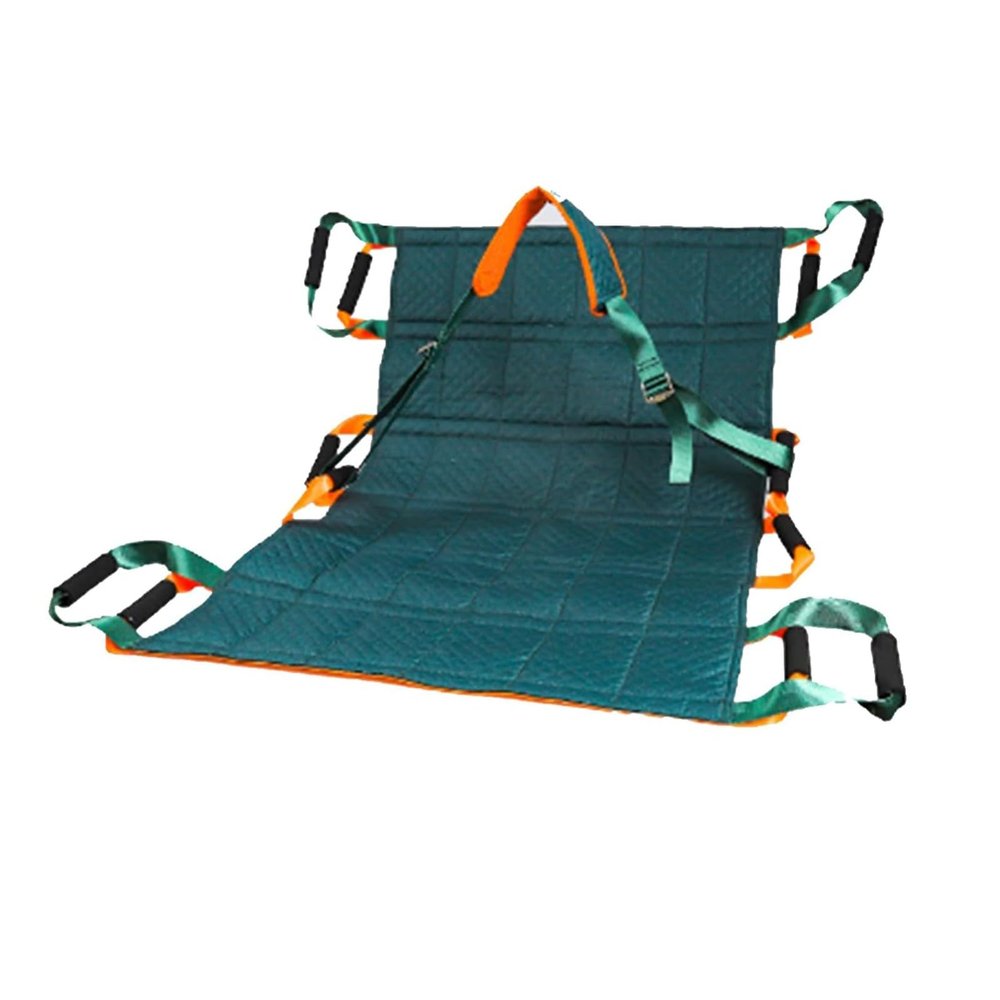 Patient Repositioning Mat with Shoulder Strap, Reusable Transfer Sheet with Handles